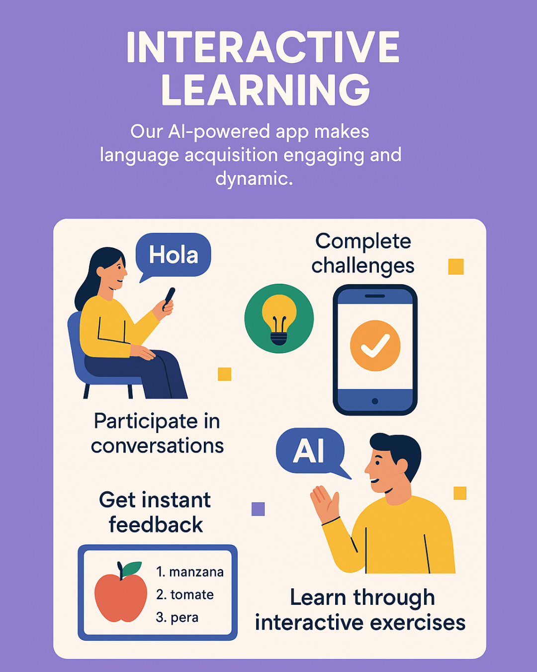 Interactive Learning Sections